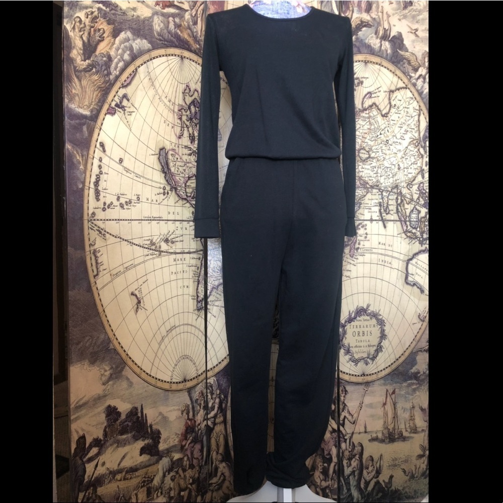 Asos athletic relaxed jumpsuit with sheer paneling. Size 4
